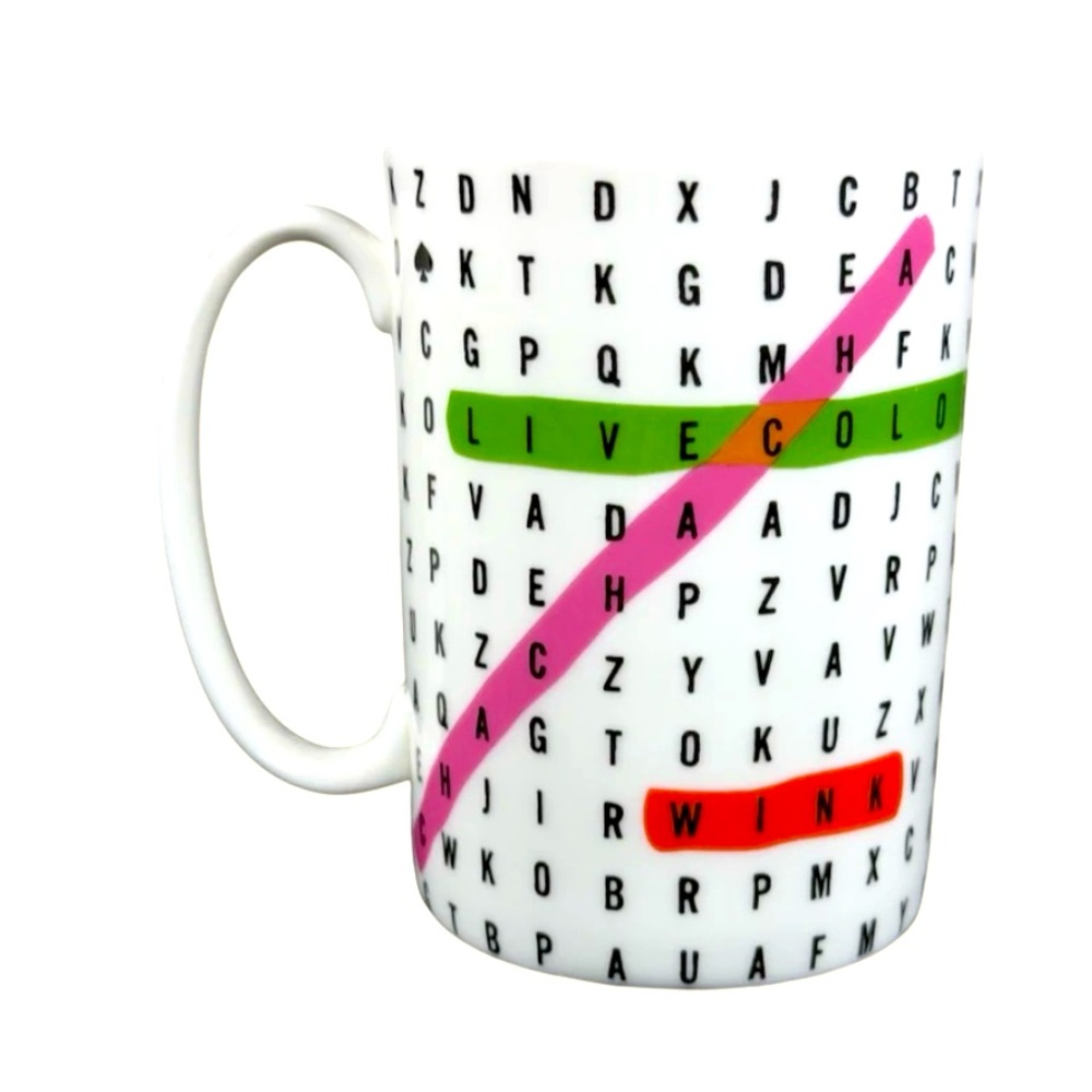 Kate Spade Say The Word Lenox Mug NWOT